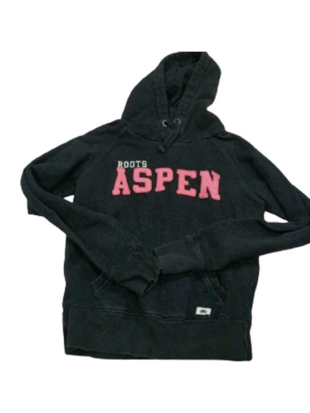Roots black heathered aspen hoodie